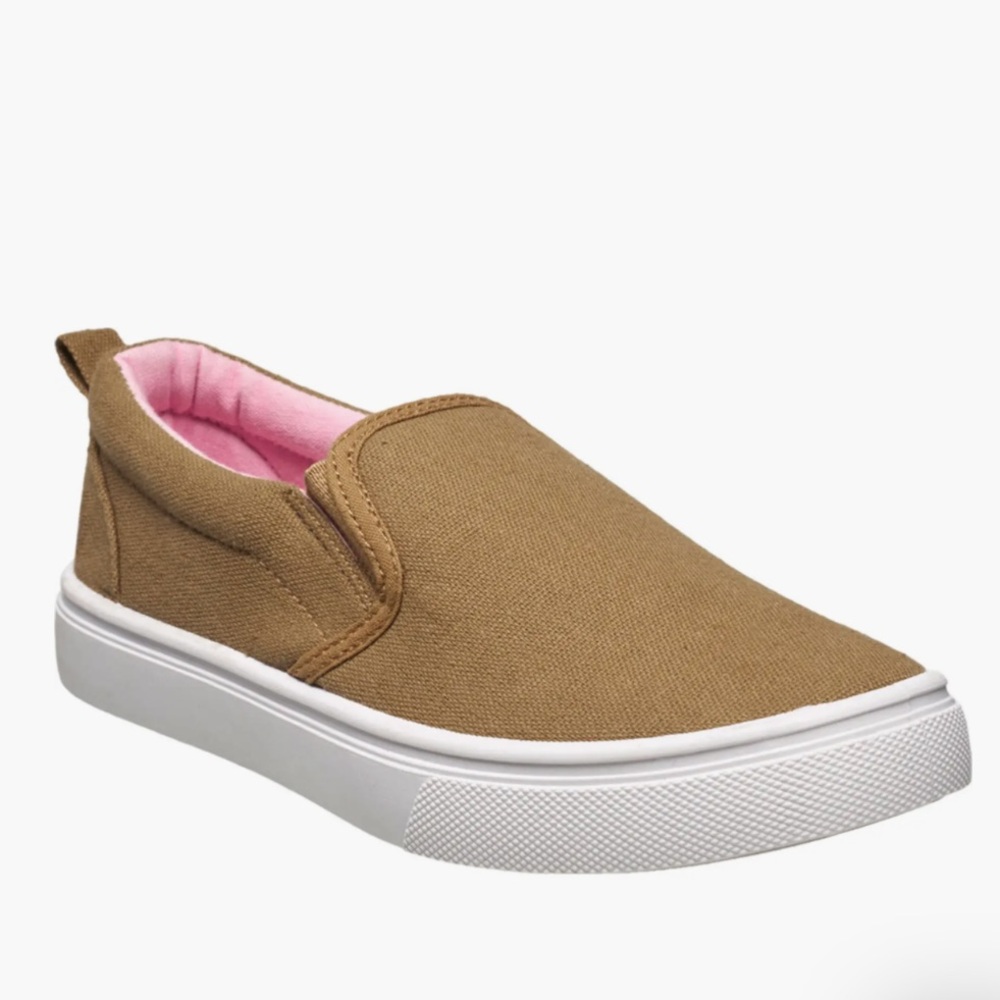 🐾 Lucky Brand Tan Slip-On Sneakers 13